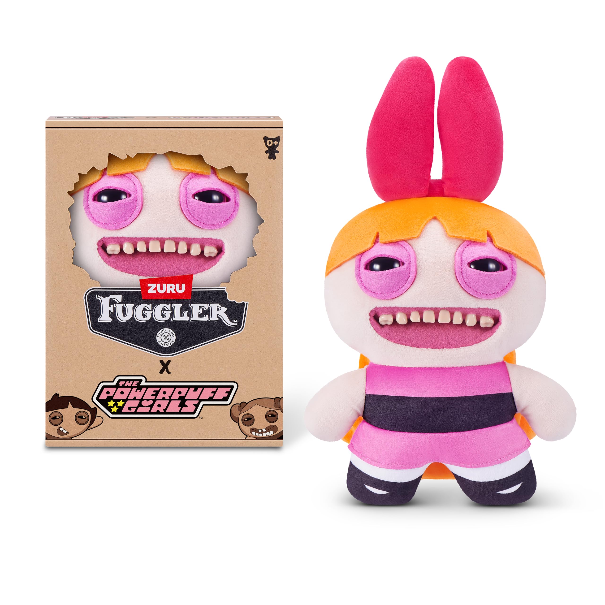Fuggler Powerpuff Girls 9-Inch Plush Toy (Blossom) by ZURU – Funny